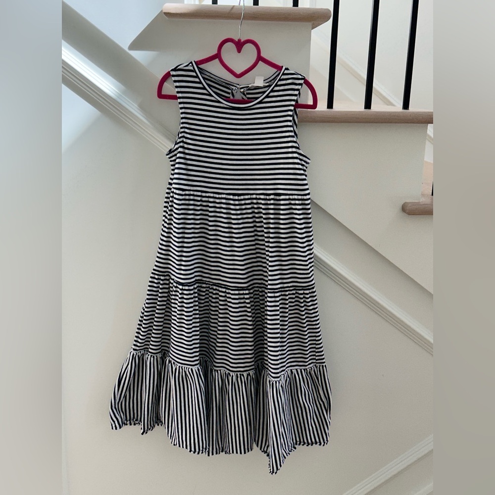Crewcuts Striped Girls Dress Size medium